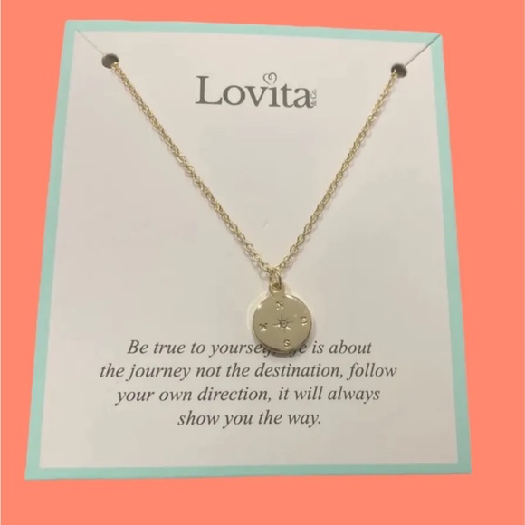 LOVITA Never Lost Necklace in Gold NWT - Picture 16 of 16